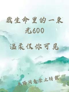 我生命里的一束光600